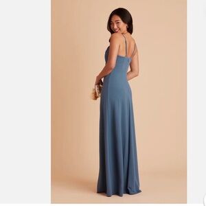 Birdy Grey Ash Crepe Gown in Twilight color